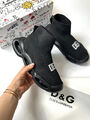 Кроссовки Dolce & Gabbana женский текстиль черный 107209-3