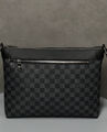 Мужская сумка мессенджер Louis Vuitton мужской кожа черный 200793-3