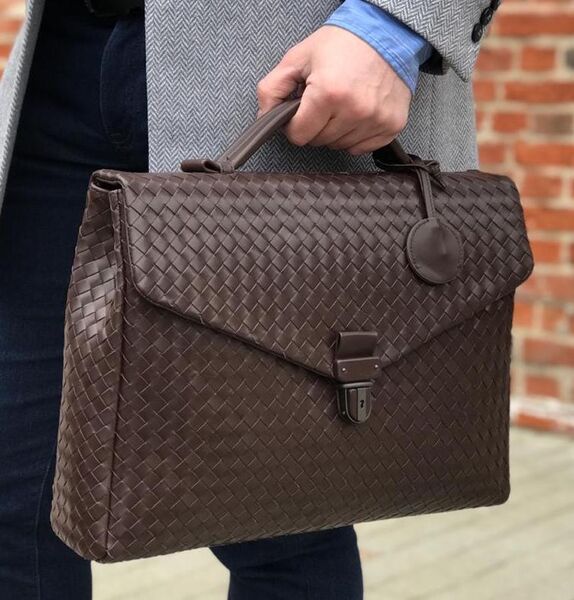 Портфель Bottega Veneta мужской кожа 61984