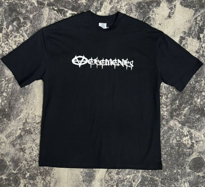 Мужская футболка Vetements мужской черный 175070