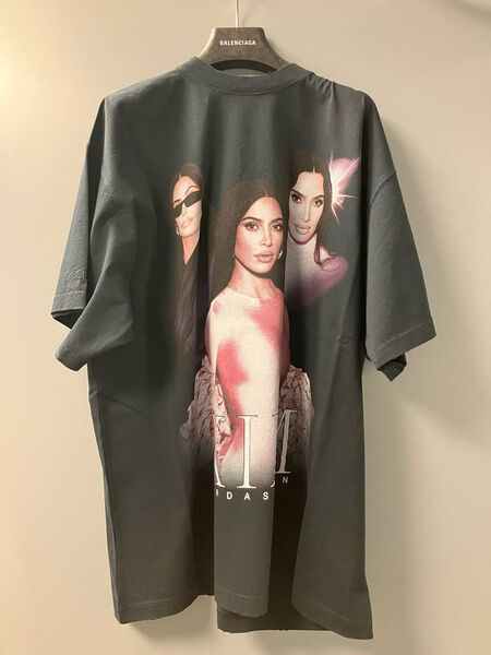 Футболка Balenciaga женский черный 186079