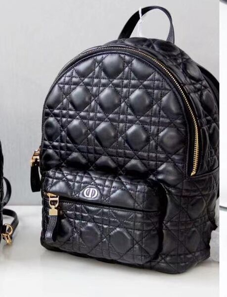 Рюкзак Christian Dior женский кожа черный 65034