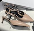 Туфли Celine женский кожа бежевый 104915-1