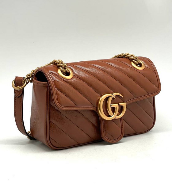 Сумка Gucci женский кожа бежевый 74939