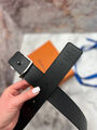 Мужской ремень Louis Vuitton мужской кожа черный 113428-4