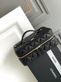 Косметичка Chanel женский кожа черный 156327-11