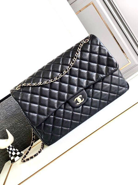 Сумка Chanel 2.55 женский кожа черный 133759-3