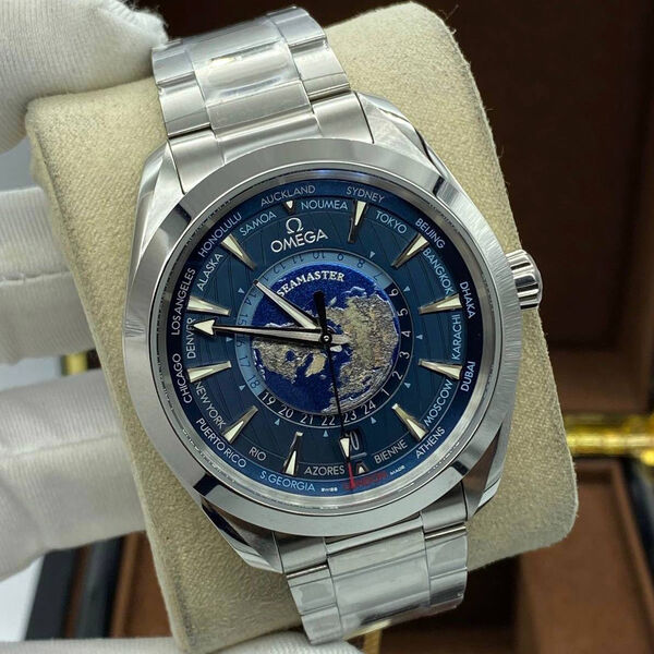 Мужские часы Omega Seamaster Aqua Terra синий 155573