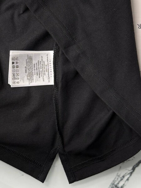 Мужское поло Moncler мужской черный 190401-5