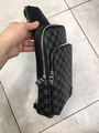 Мужская сумка слинг Louis Vuitton мужской канва черный 152763-11