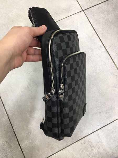 Мужская сумка слинг Louis Vuitton мужской канва черный 152763-11