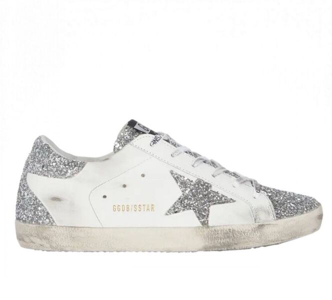 Кеды Golden Goose женский кожа белый 197186
