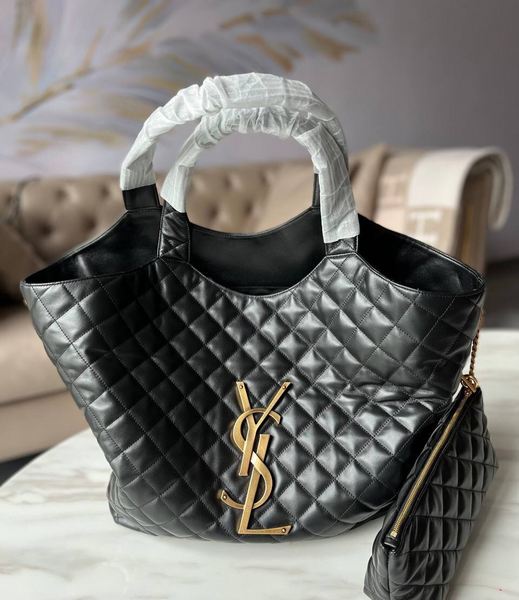 Сумка Saint Laurent женский кожа черный 77458-6
