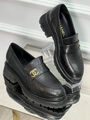 Лоферы Chanel женский кожа черный 122395-5