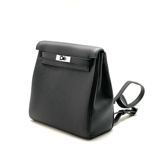 Рюкзак Hermès женский кожа черный 97165-2