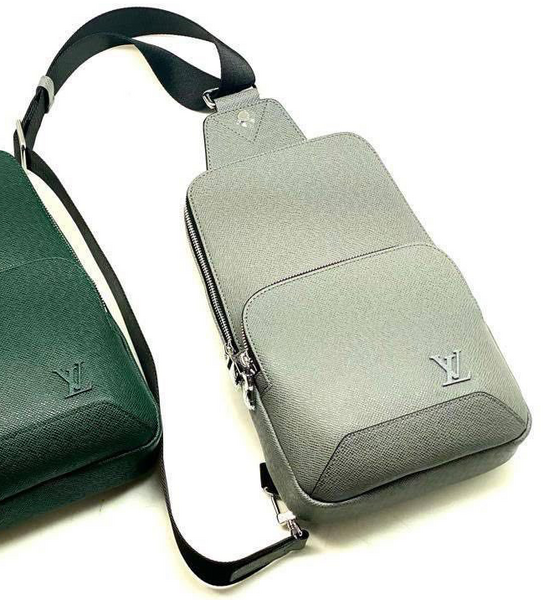 Мужская сумка слинг Louis Vuitton мужской кожа графитовый 95746