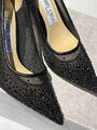 Туфли Jimmy Choo женский текстиль черный 98975-2