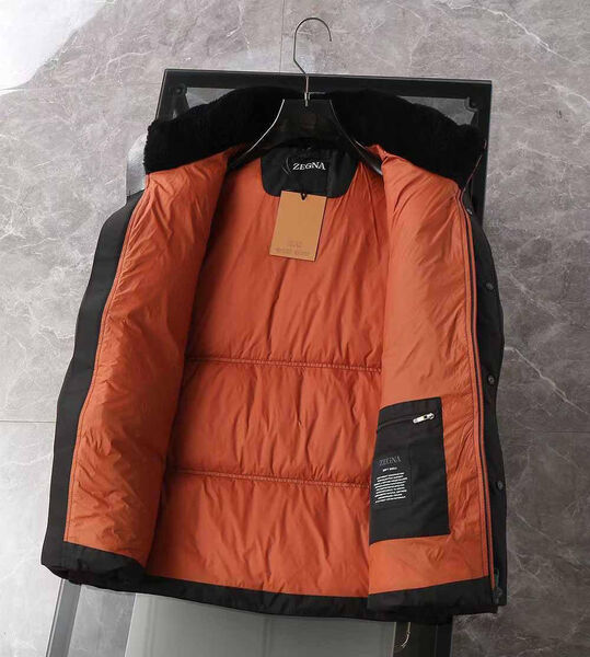 Мужской пуховик Zegna мужской черный 161533-2