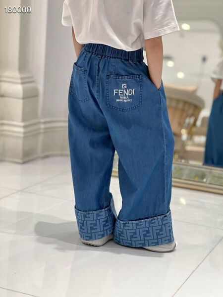 Детские джинсы Fendi джинса синий 182408-3
