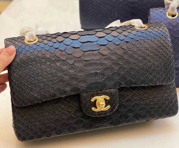 Сумка Chanel 2.55 женский кожа черный 101216