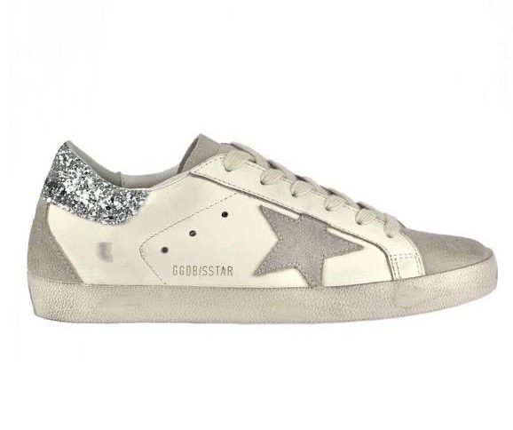 Кеды Golden Goose женский кожа бежевый 197162