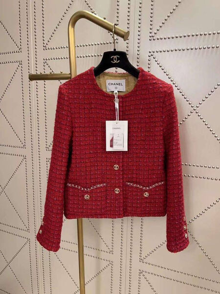 Пиджак Chanel женский бордовый 127032-2