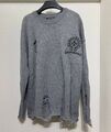 Свитер Chrome Hearts женский вязаная ткань графитовый 128916-1