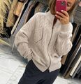 Кардиган Brunello Cucinelli женский вязаная ткань графитовый 128808-1