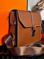 Мужская сумка мессенджер Hermès мужской кожа 134995-5