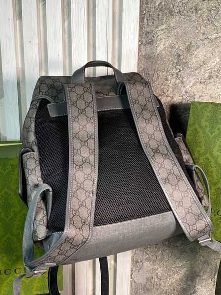 Мужской рюкзак Gucci мужской кожа черный 108554-10