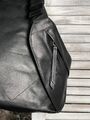 Мужской рюкзак Prada мужской кожа черный 53372-6