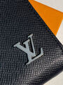 Мужской кошелек Louis Vuitton мужской кожа черный 174418-3