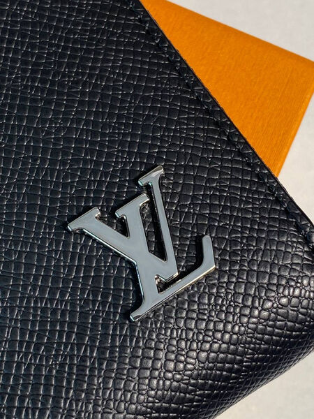 Мужской кошелек Louis Vuitton мужской кожа черный 174418-3