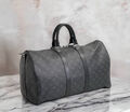 Дорожная сумка Louis Vuitton мужской кожа черный 149943-4