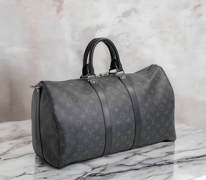 Дорожная сумка Louis Vuitton мужской кожа черный 149943-4