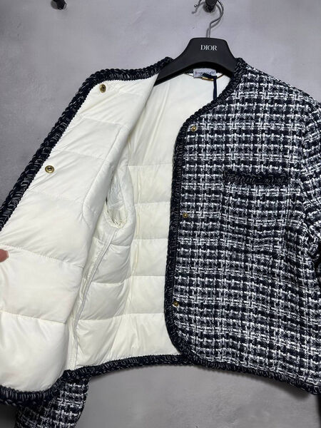 Пиджак утепленный Moncler женский графитовый 161127-3