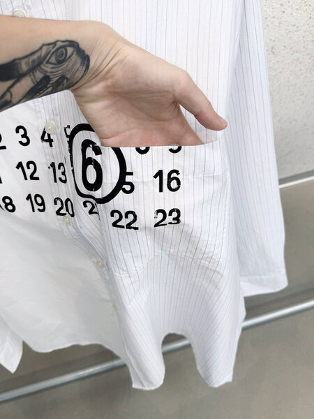 Мужская рубашка Maison Margiela мужской белый 194472-7