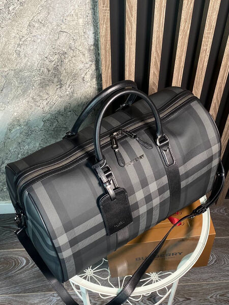 Дорожная сумка Burberry мужской канва monogram графитовый 154003-2