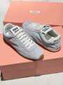 Кроссовки Miu Miu женский замша графитовый 138628-3