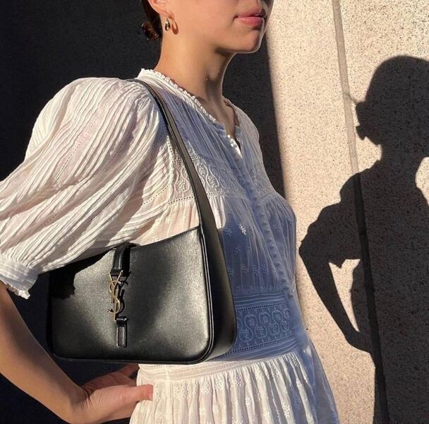 Сумка Saint Laurent женский кожа черный 77399-11
