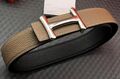 Мужской ремень Hermès мужской кожа бежевый 52510-1