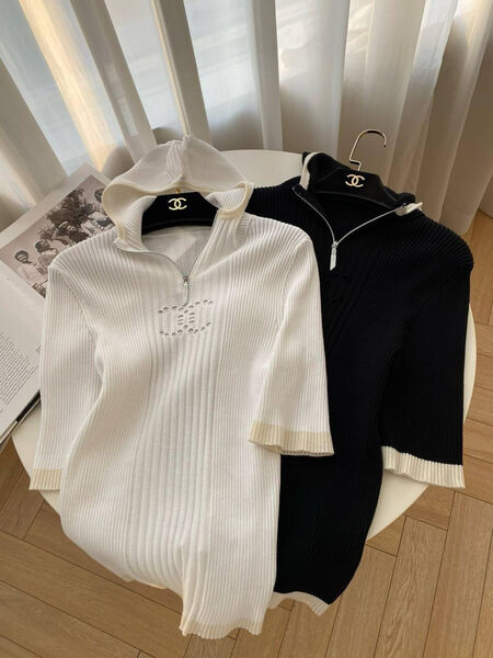 Кофта Chanel женский вязаная ткань белый 175798-2