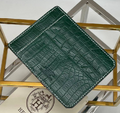 Картхолдер Hermès мужской кожа болотный 51296-1