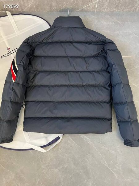 Мужской пуховик Moncler Solayan Hooded мужской синий n3029816-1-3