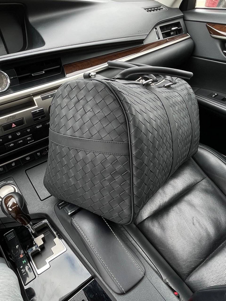 Дорожная сумка Bottega Veneta мужской кожа черный 19107-3