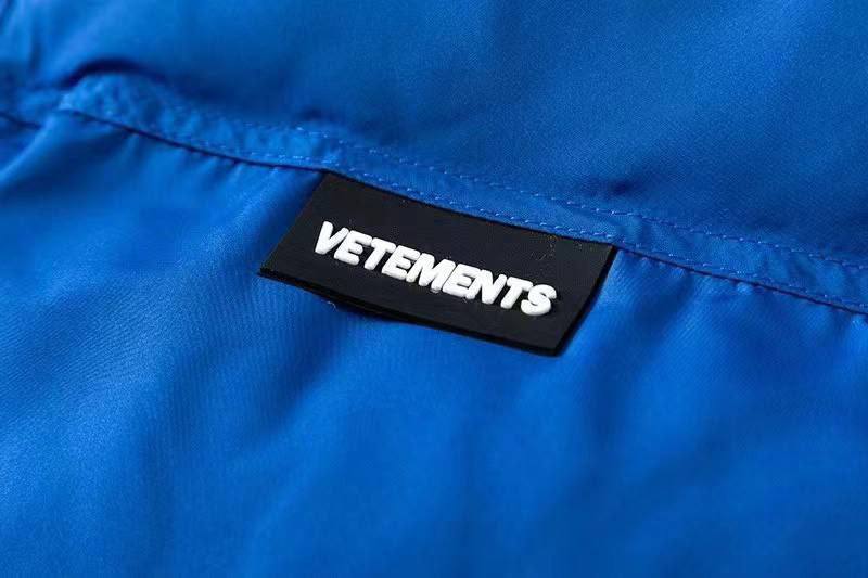 Пуховик Vetements женский синий b7695014-1-9