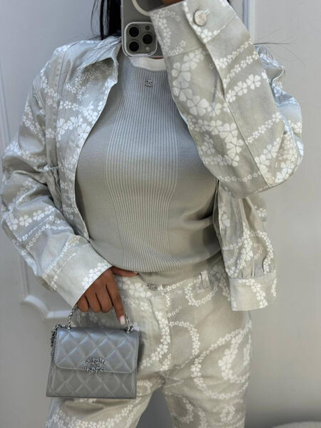Рубашка Chanel женский графитовый 189513-2