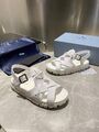Женские сандалии Prada женский кожа swift молочный c5907392-1