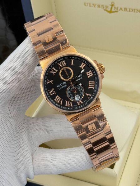 Мужские часы Ulysse Nardin мужской черный u6355543-1