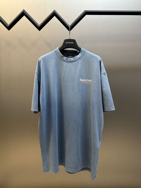 Футболка Balenciaga женский серый
